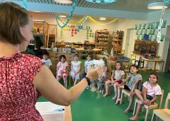 Kindergarten Paradiesli grün - Jahresthema Wasser