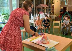 Kindergarten Paradiesli grün - Jahresthema Wasser