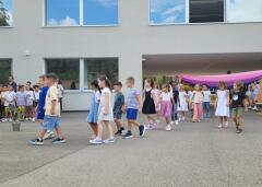 Begrüssung der 1. Klassen im Schulhaus Höhe