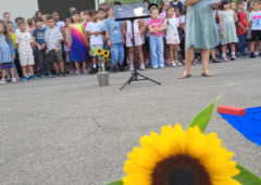 Begrüssung der 1. Klassen im Schulhaus Höhe
