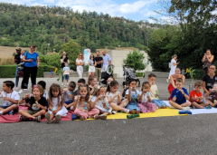 Begrüssung der 1. Klassen im Schulhaus Höhe