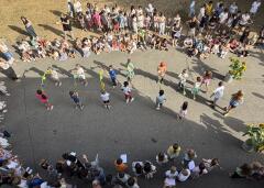 Begrüssung der 1. Klassen im Schulhaus Hofmatt