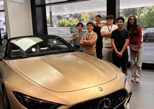 Einblick in die Autowelt - Schule Aarburg zu Gast bei der Merbag