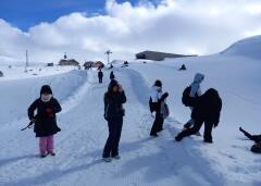 Schneetag der Oberstufe Aarburg auf der Melchsee-Frutt